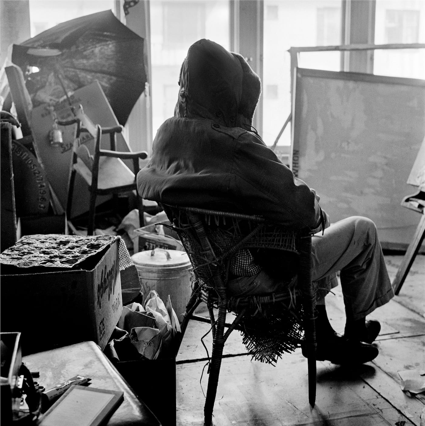 Bruce Conner portrait by Jerry Burchard, ca. 1958–59