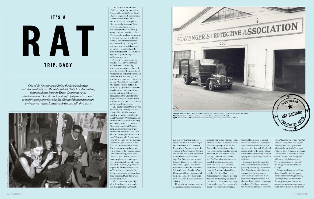 Spread from The Journal: It's a Rat Trip, Baby by Anastasia Aukeman