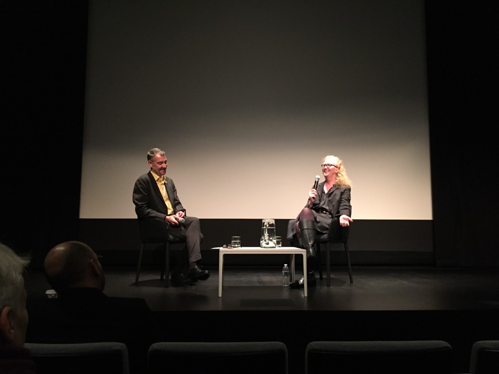 Anastasia Aukeman in conversation on stage